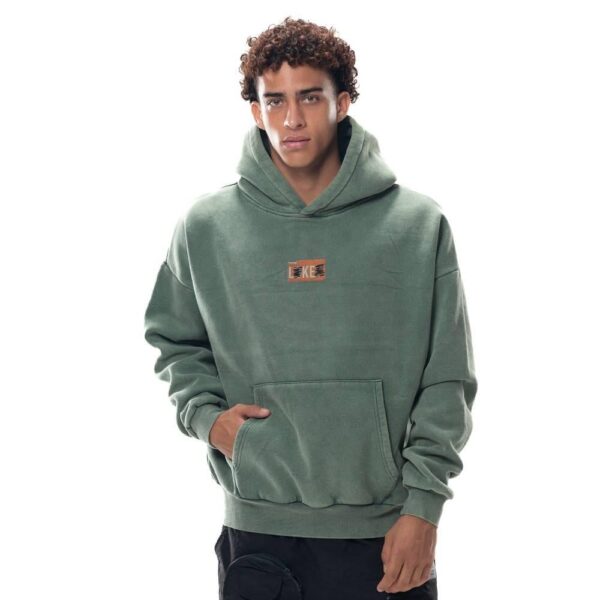 HOODIE STICKER OLIVE - Image 2