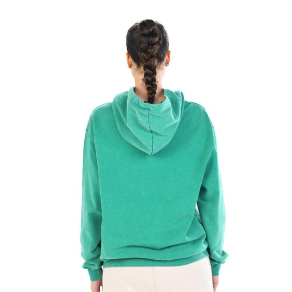 GREEN WASHED HOODIE - Image 3