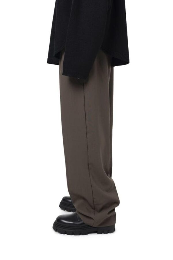 Wide Leg Brown Trouser - Image 2