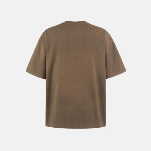 Layered Oversized T-Shirt in Brown - Image 2