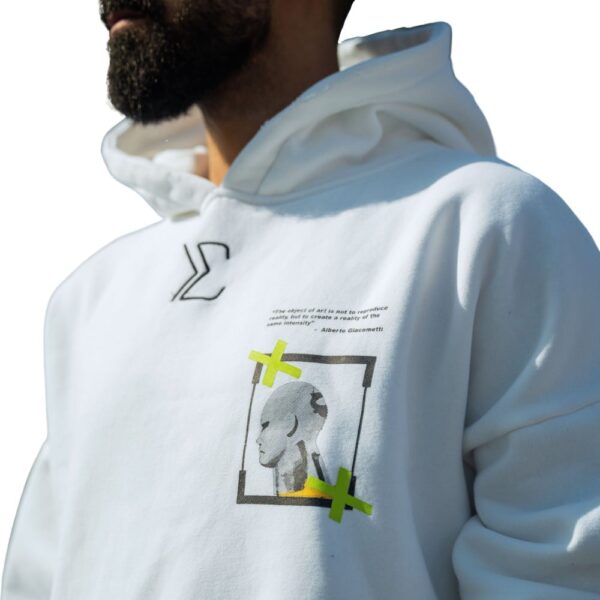 OVERSIZED AG WHITE HOODIE - Image 2