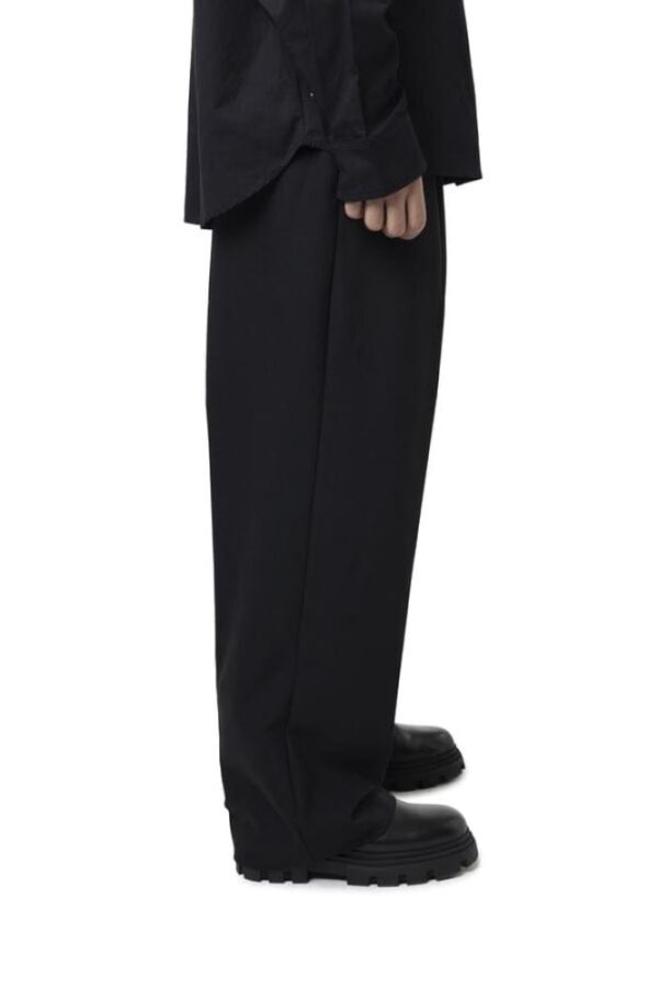 Wide Leg Black Trouser - Image 2