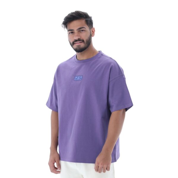 CLASSIC PURPLE COTTON T-SHIRT