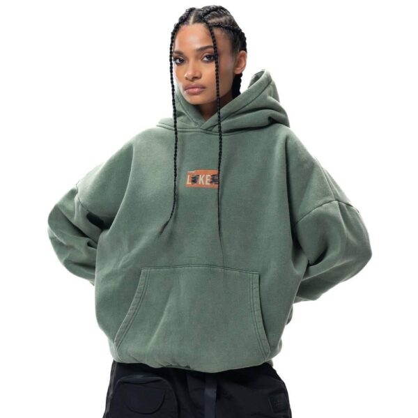 HOODIE STICKER OLIVE - Image 5