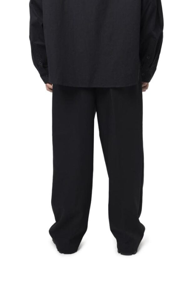 Wide Leg Black Trouser - Image 3