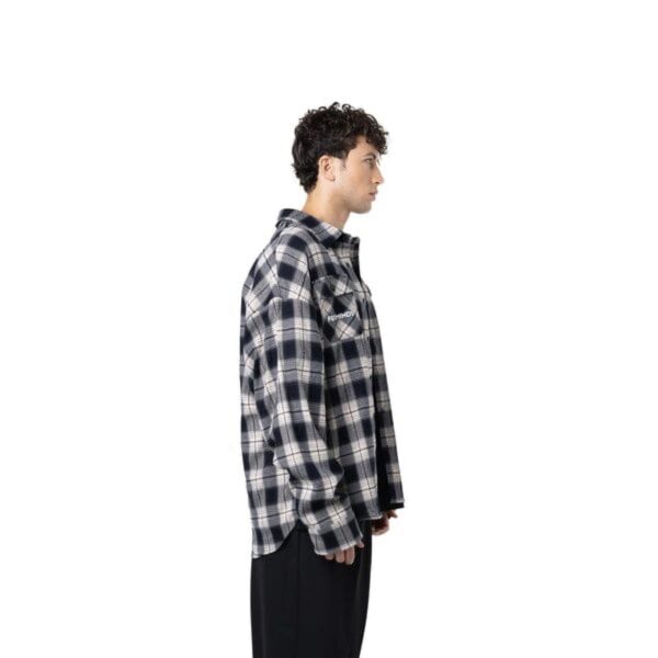 Long Sleeve Plaid Shirt - Image 3