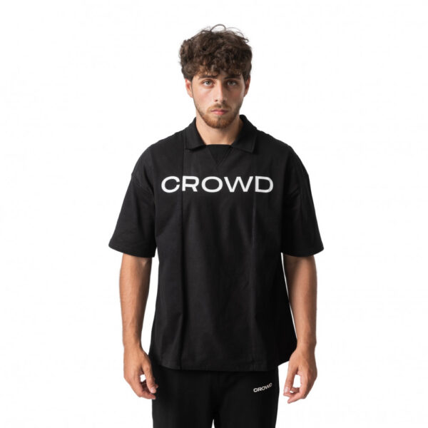 BLACK POLO T-SHIRT