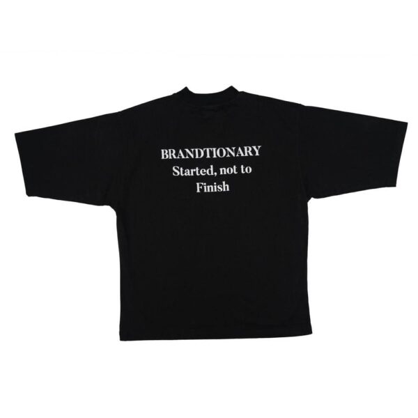 Started Not To Finish Black T-Shirt