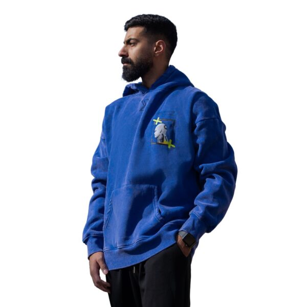 OVERSIZED AG BLUE HOODIE