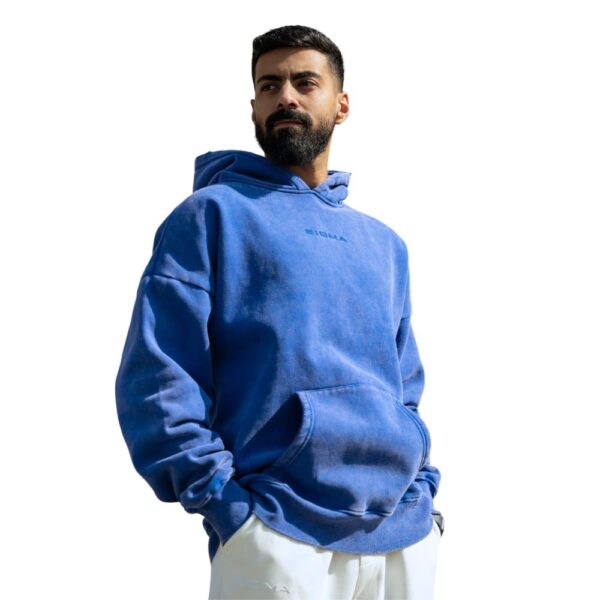 UG BLUE OVERSIZED HOODIE - Image 2