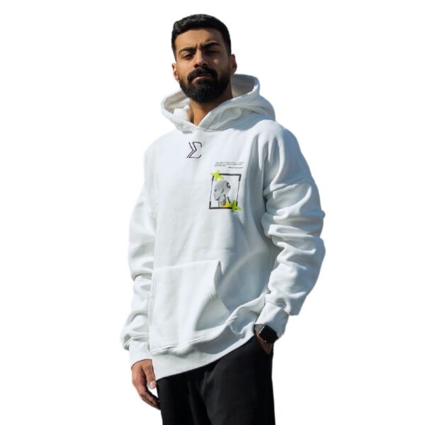 OVERSIZED AG WHITE HOODIE