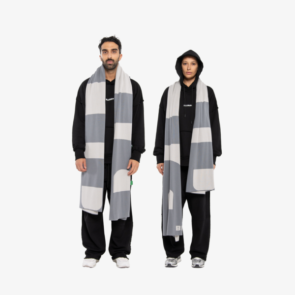 BLurry - Gray SCARF - BP115 - Image 2