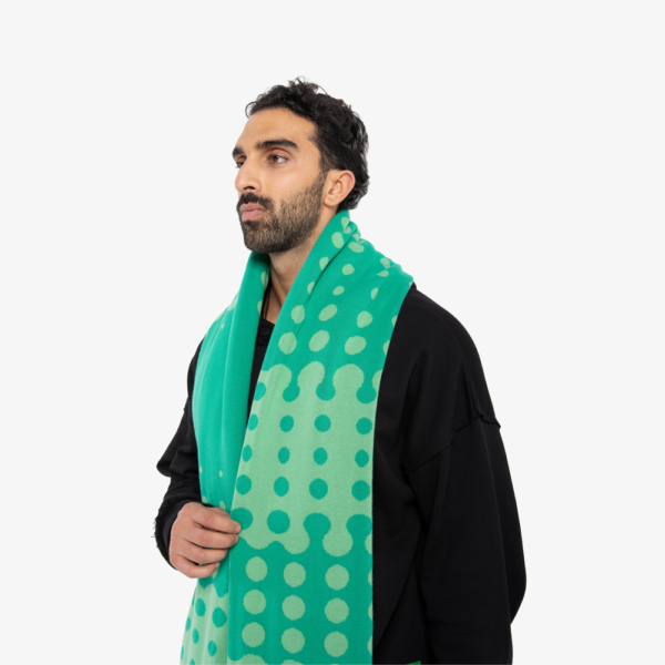 BLurry - Green SCARF - BP114 - Image 3